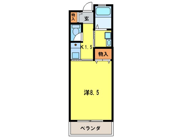 プチメゾンＫＭの物件間取画像